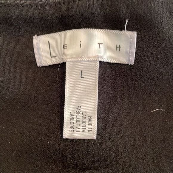 Leith black pants with tie size large - Picture 2 of 6